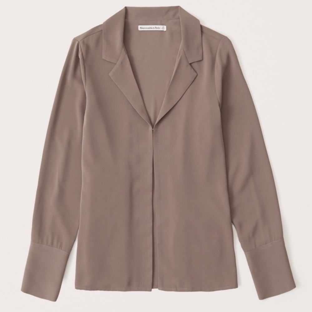 Abercrombie & Fitch Brown Blouse